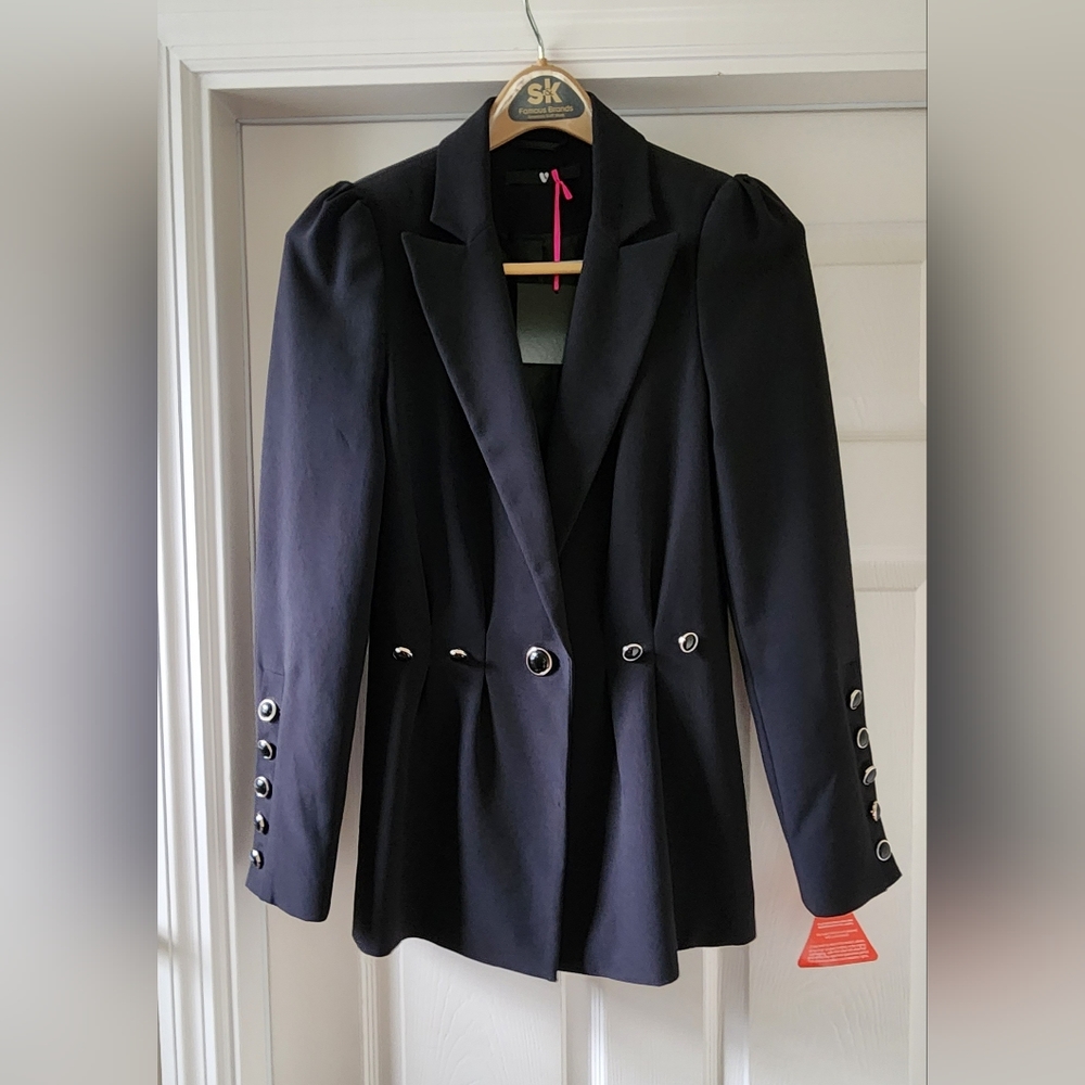 V by Very (UK) Black Jacket Size US 6 UK 10